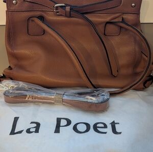 La Poet Brown Satchel